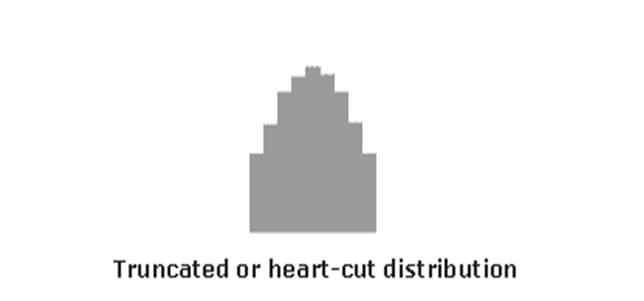 Truncated or heart-cut histogram graph anytimenovel
